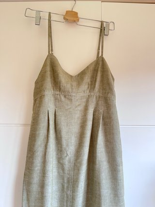 Vestido verde tirantes