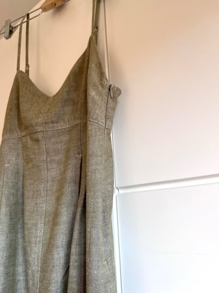 Vestido verde tirantes