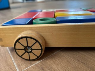 Juguete de madera para arrastrar de Ikea