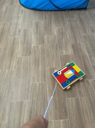 Juguete de madera para arrastrar de Ikea