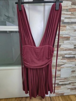 Vestido rojo talla única