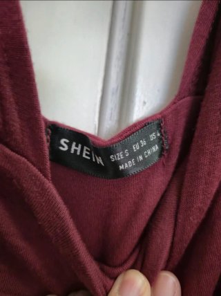 Vestido rojo talla única