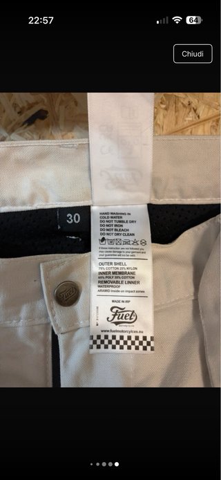 Fuel Motorcycles Rally Raid Pantaloni