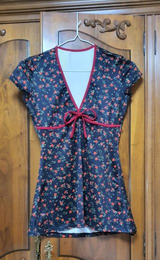 Vestido verano estilo retro pinup talla XS