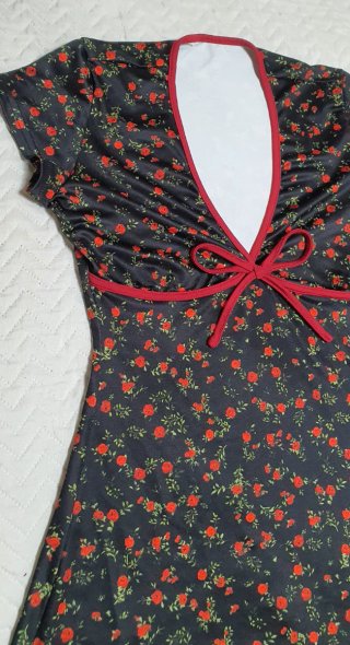 Vestido verano estilo retro pinup talla XS