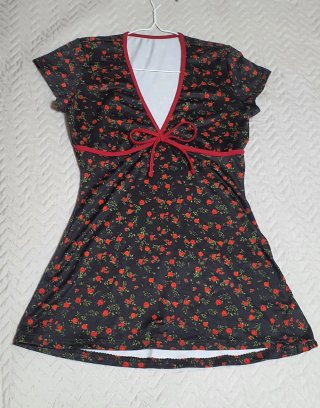 Vestido verano estilo retro pinup talla XS