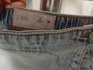 Mini falda pantalón vaquera
