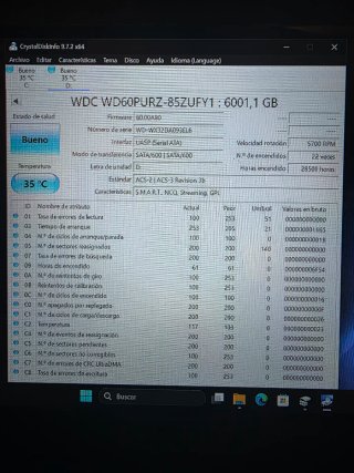 Disco Duro 6TB WD Purple (Videovigilancia/NAS)