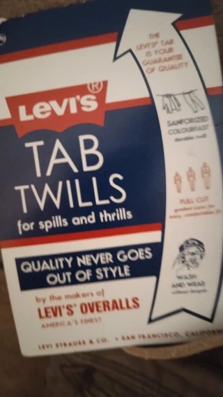 Pantalón Levi's Over AllTab Twills Beige/Marrón
