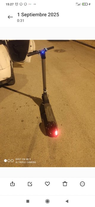 Patinete Eléctrico Bongo acepto cambios