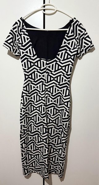 Vestido Zara Trafaluc Geométrico
