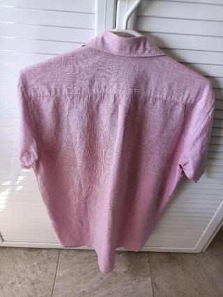 Camisa a cuadros  blanca y verde, rosa y roja