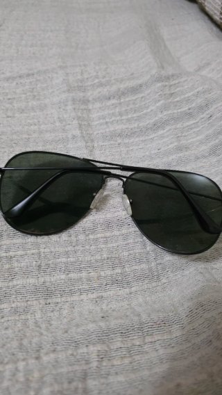 Gafas Ray-Ban Aviator Negras Verdes Originales