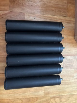 6 Patas Negras para Canapé