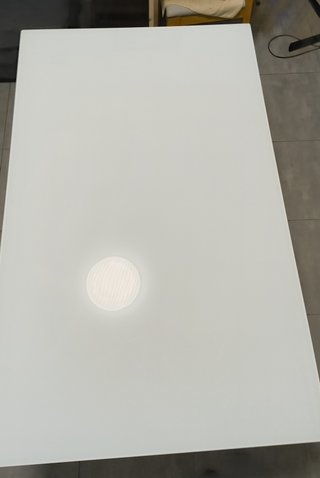 Mesa Comedor Cristal Blanco + 5 Sillas