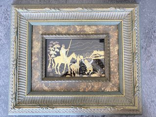 Quadro Toledo Don Chisciotte Oro 24k