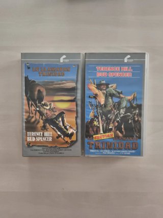 Pack 4 Cintas VHS Acción/Comedia/Western