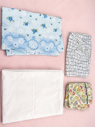 Pack Cama Azul y Blanco