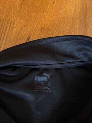 Sudadera Puma Negra y Dorada