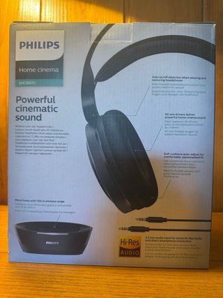 Auriculares Philips Inalámbricos Home Cinema