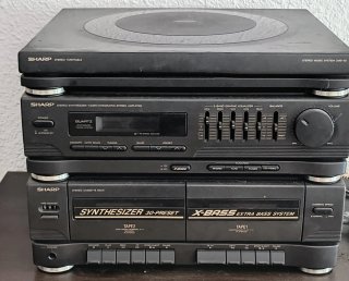 Equipo de sonido vintage SHARP CMS-30