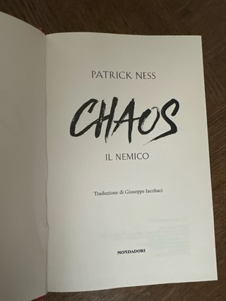 Il nemico. Chaos