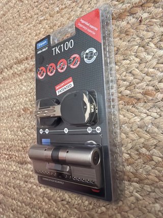 Bombín TESA TK100 40x40mm Niquel Alta Seguridad