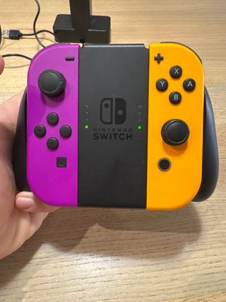 Cargador y Grip para Nintendo Switch