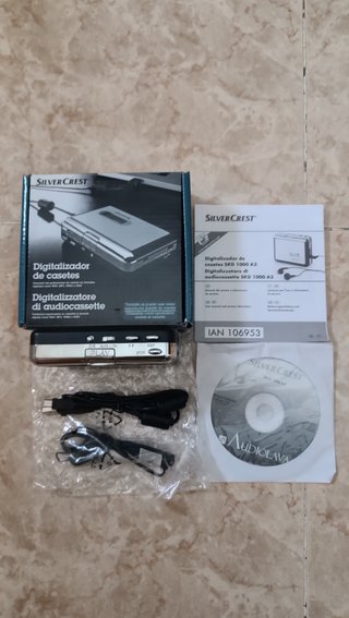 SilverCrest SKD 1000 A3 Digitalizador Cassettes