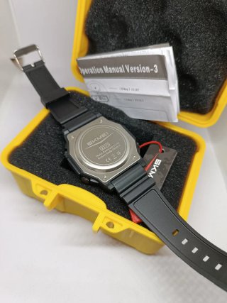 Reloj SKMEI Militar Dual Negro Naranja