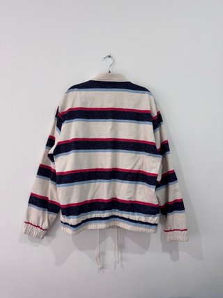 Chaqueta ligera de rayas estilo vintage