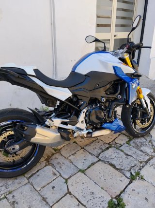 BMW Naked Moto Blu/Bianca