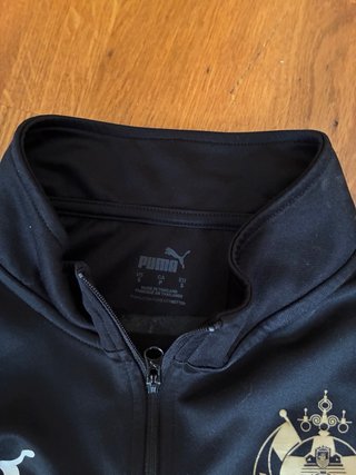 Sudadera Puma Negra Media Cremallera