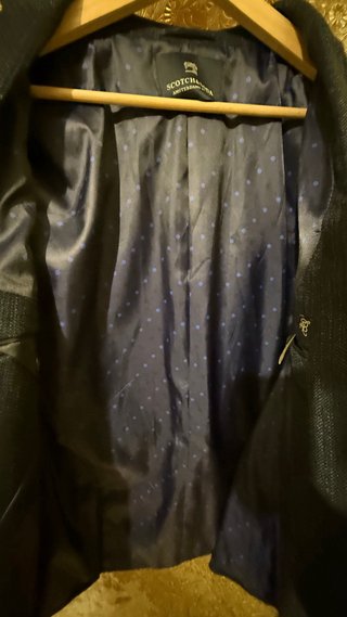 Americana Scotch & Soda azul marino hombre