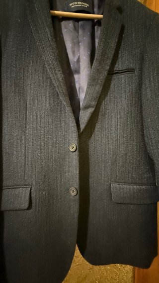 Americana Scotch & Soda azul marino hombre