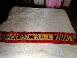 Bufanda España Campeones del Mundo 2010