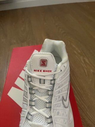 Nike Shox TL 41 Bianche Argento Nuove