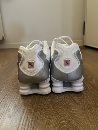 Nike Shox TL 41 Bianche Argento Nuove