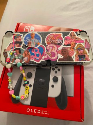 Nintendo Switch OLED Blanca  juego Mario bross