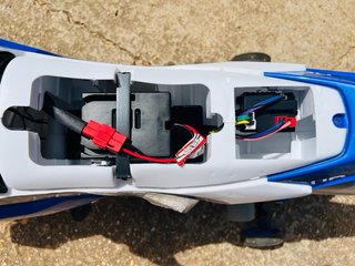 Moto Eléctrica Infantil Homcom Azul/Blanco