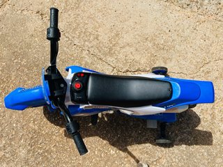 Moto Eléctrica Infantil Homcom Azul/Blanco