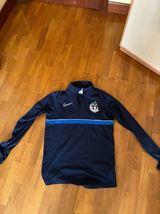 Sudadera Nike Azul Media Cremallera