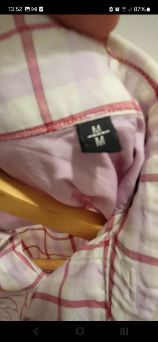 Camisa Massimo Dutti cuadros rosa