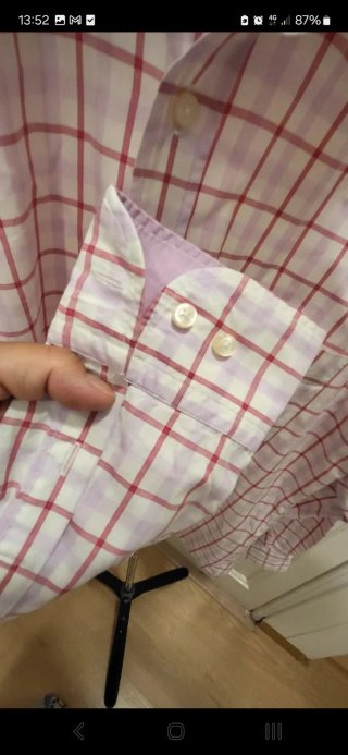 Camisa Massimo Dutti cuadros rosa