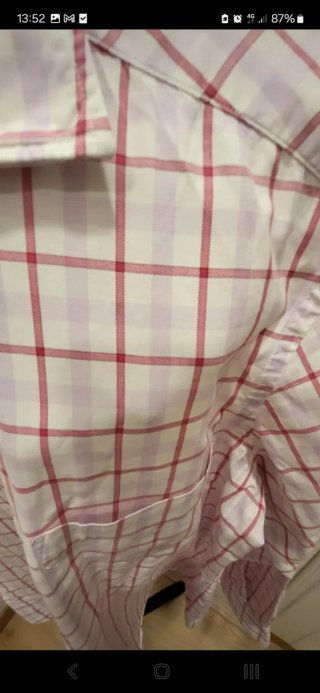 Camisa Massimo Dutti cuadros rosa