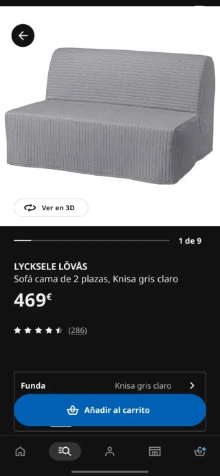 Sofá Cama Ikea Lyckselle