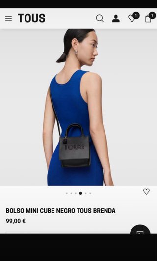 Bolso Tous Negro Original Nuevo