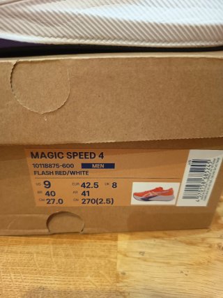 Zapatillas Asics Magic Speed 4 Talla 42.5