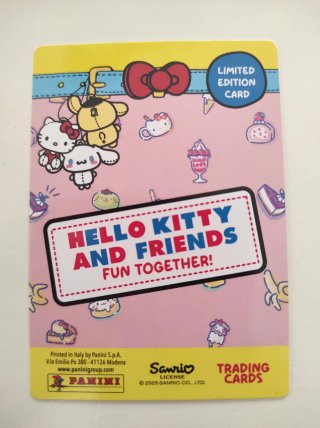Carta My Melody Límited edition Hello Kitty Panini