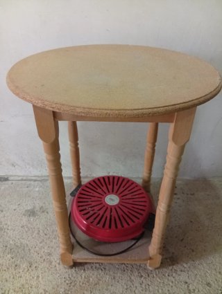 Mesa camilla con brasero